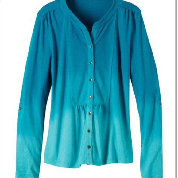 Prana Amber Shirt Teal - Picture 4 of 9